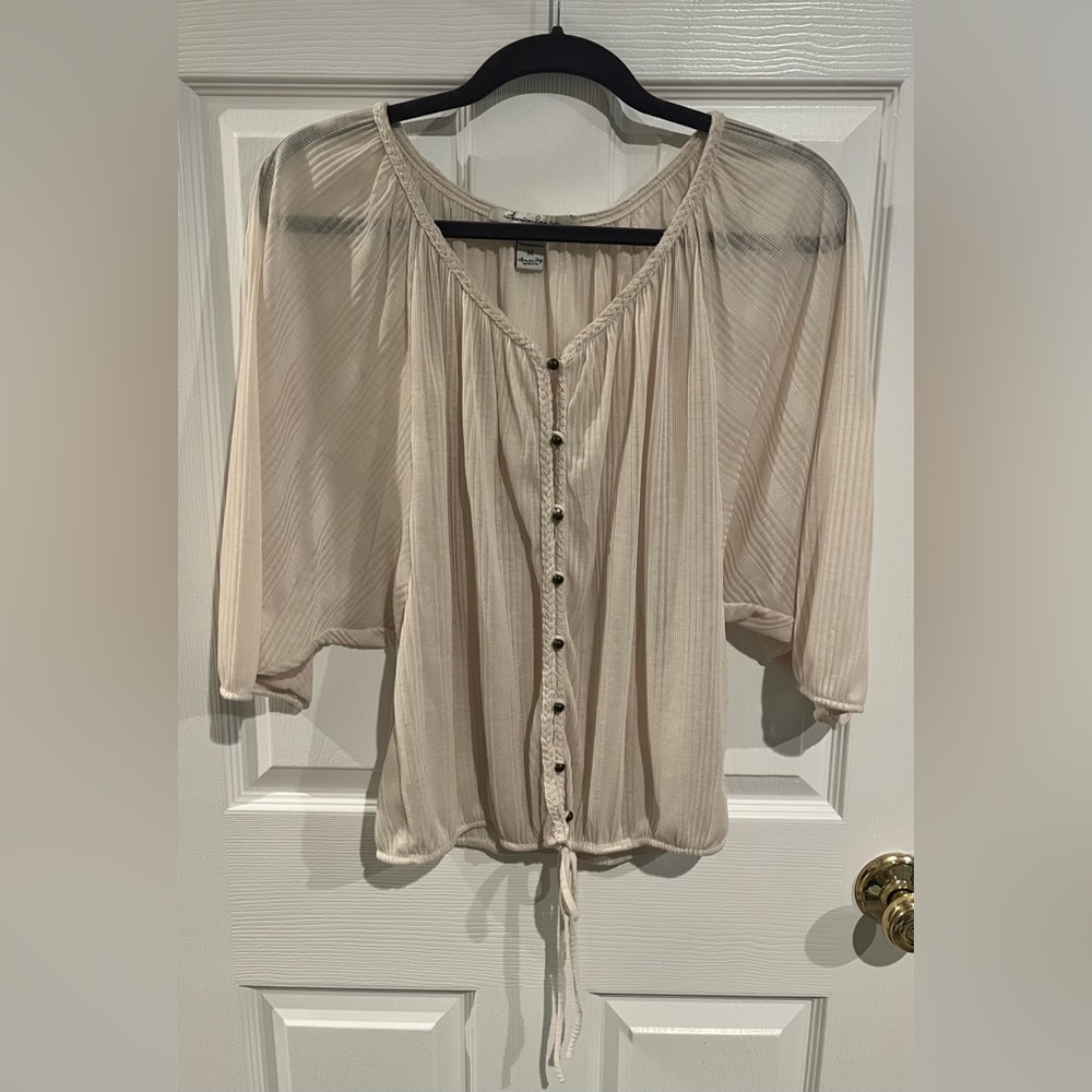 American Rag Cream Blouse